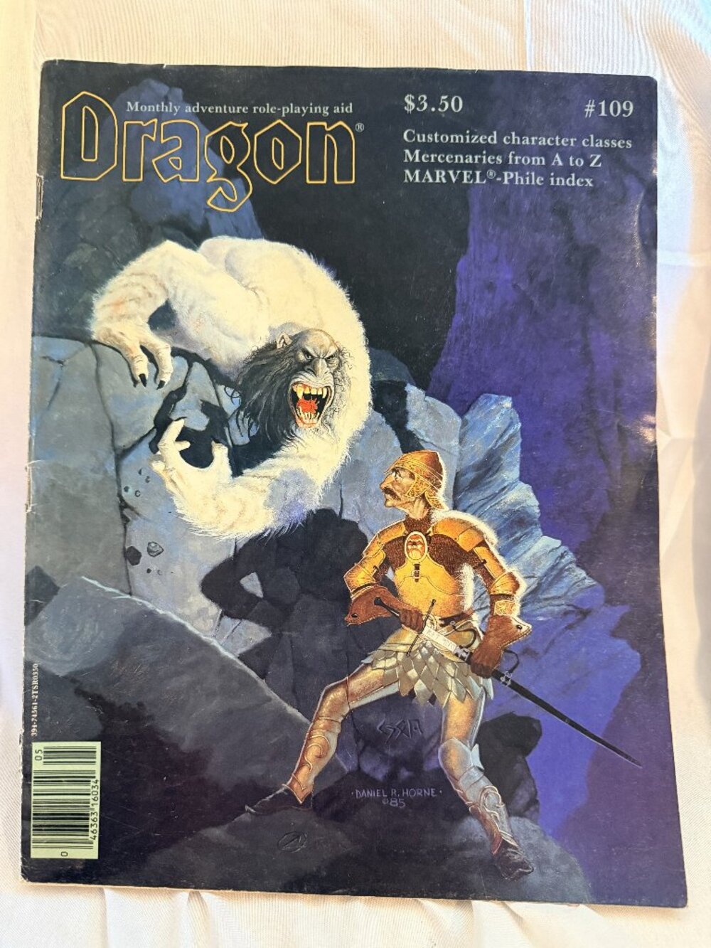 1986 TRS Dragon Magazine #109 - Vintage